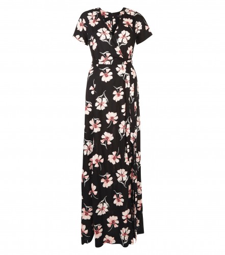 New Look floral wrap maxi dress