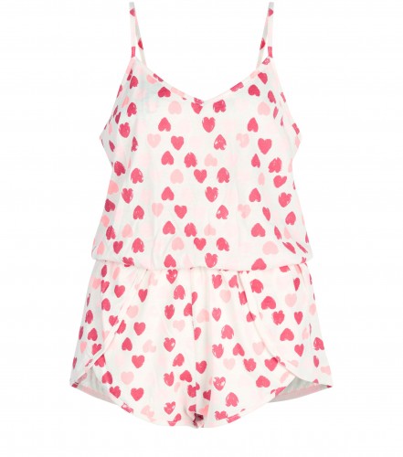 New Look heart print playsuit