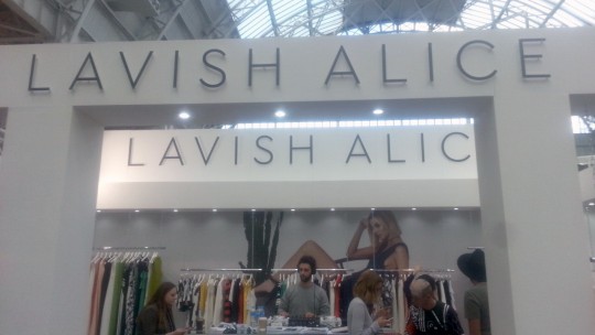 Lavish Alice stand at Pure London Fashion AW16