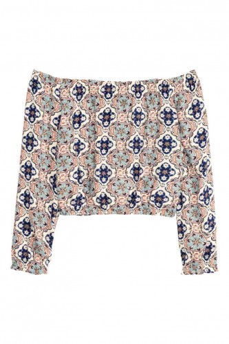 H&M off the shoulder blouse | SS16 buys